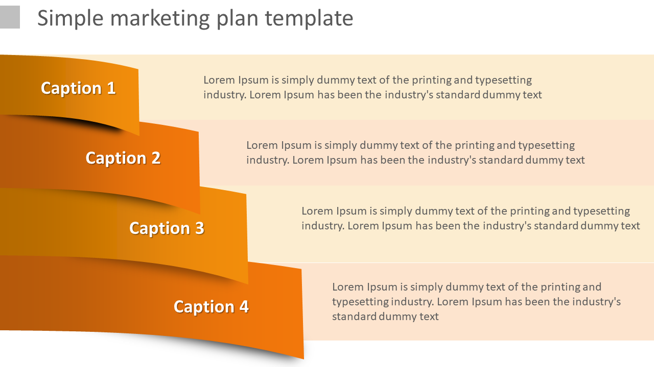 Free - Get Excellent Marketing Plan Template Slide Design